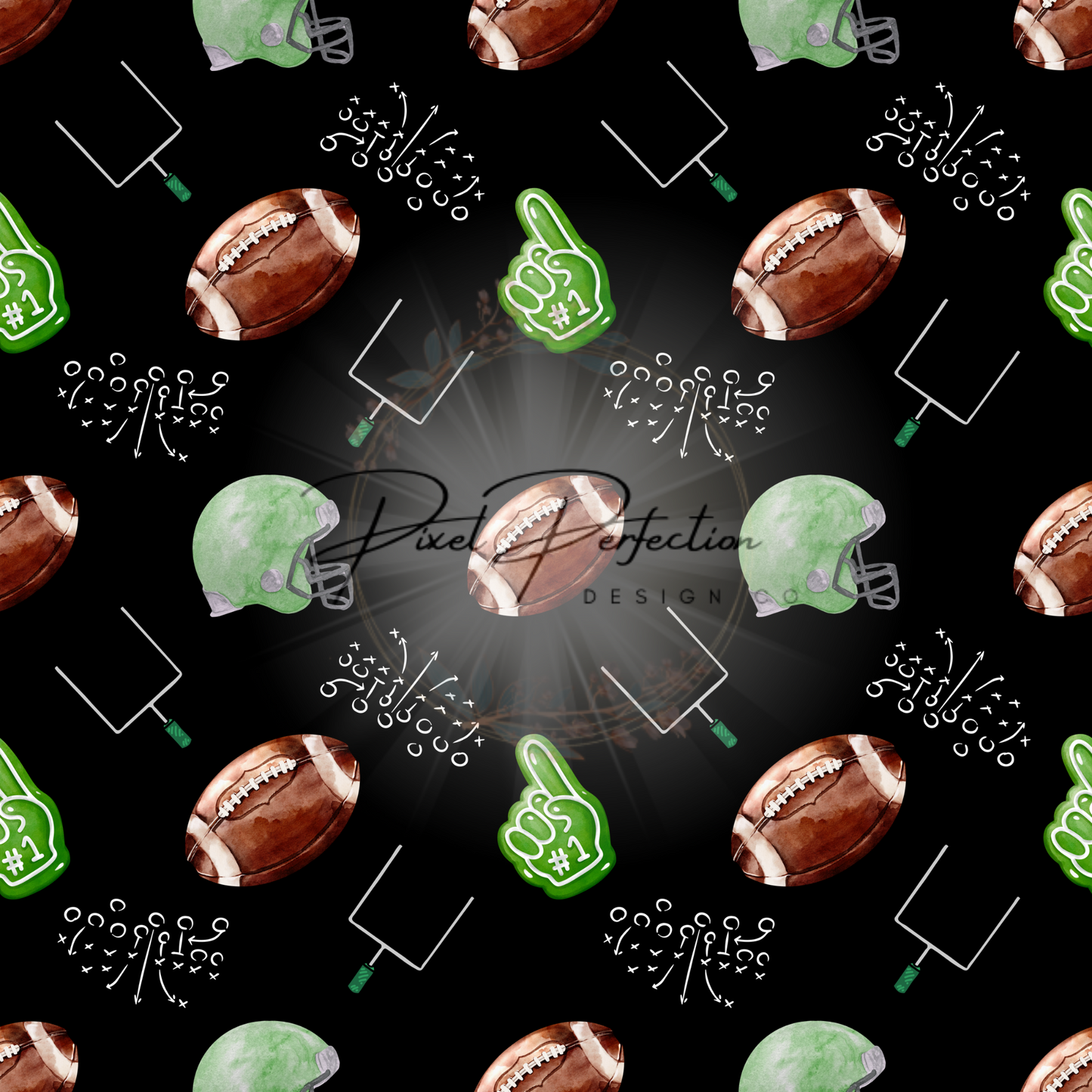 Touchdown seamless green