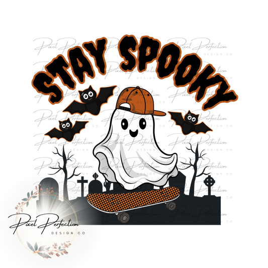 Stay Spooky graveyard PNG