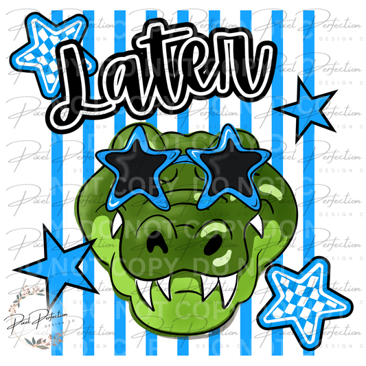 Later gator blue