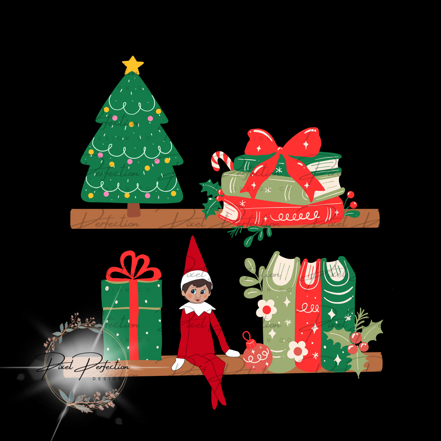 Elf on the shelf clipart bundle