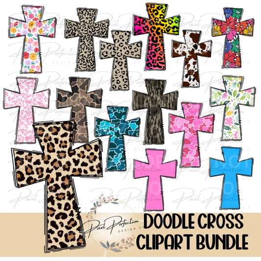 Cross clipart bundle