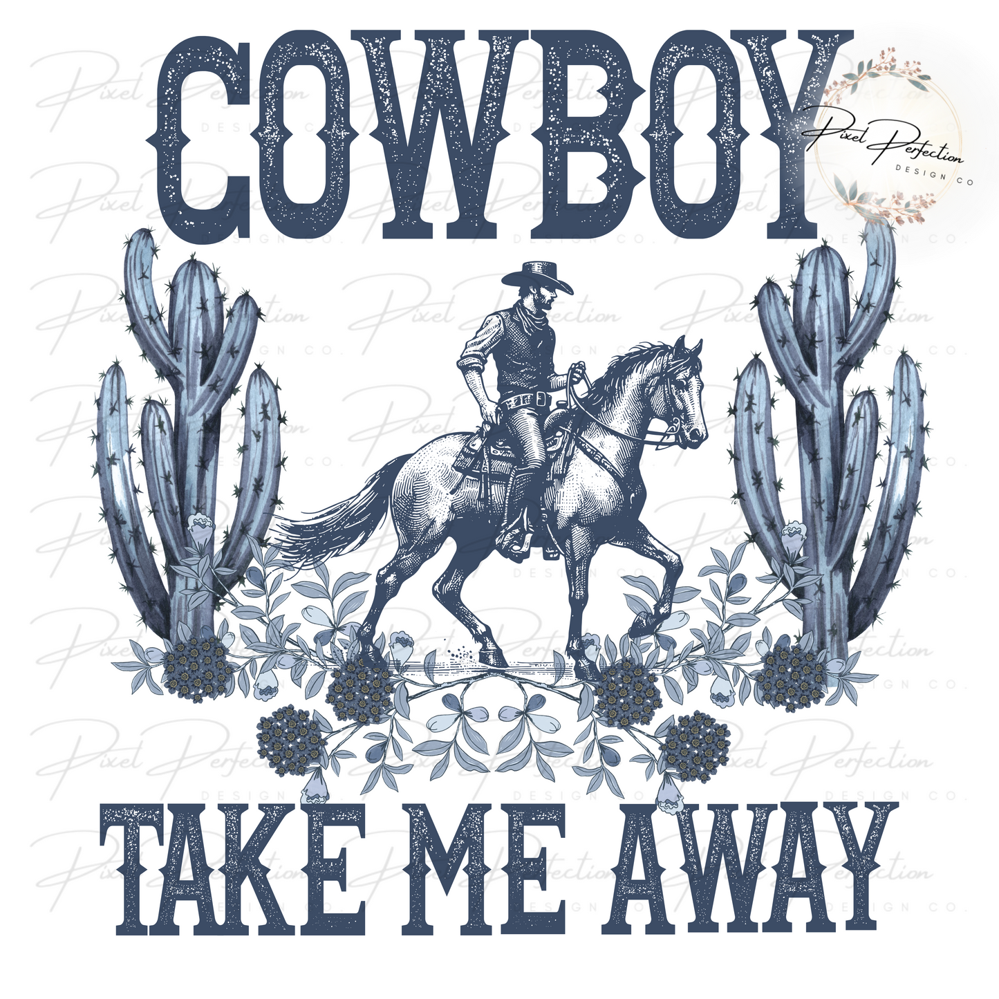 Cowboy take me away PNG
