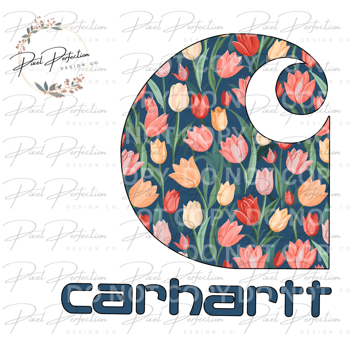 Blue collar spring tulips png