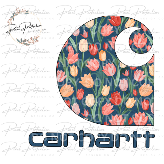 Blue collar spring tulips png