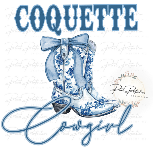 Coquette Cowgirl blue