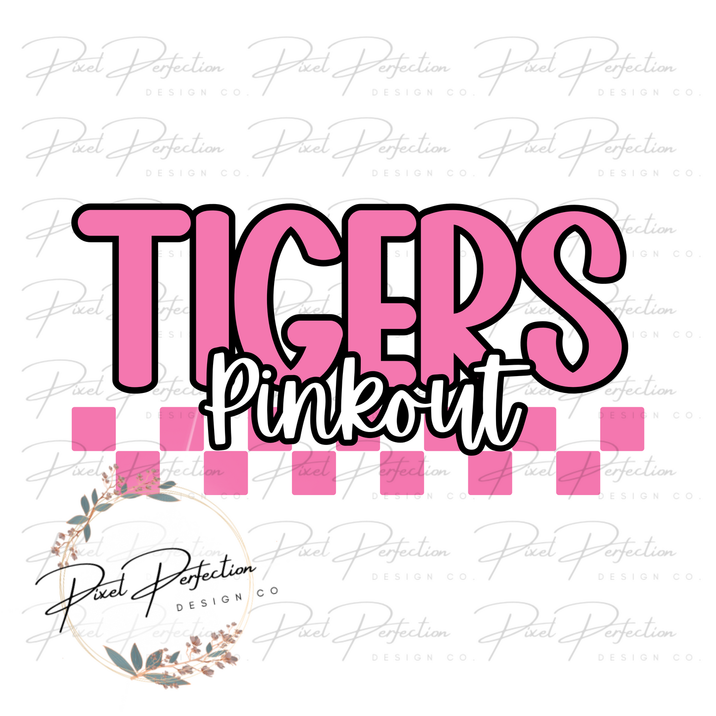 Custom checkered pinkout png