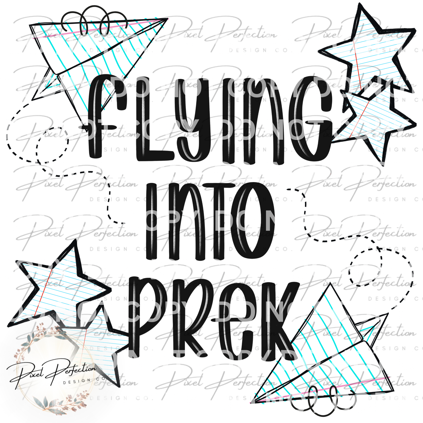 Flying into prek png