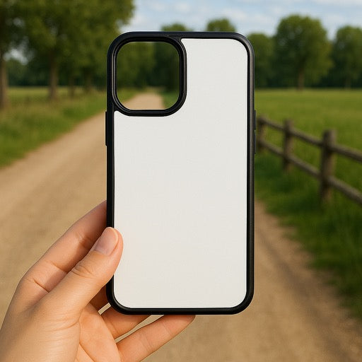 Single phone case procreate mockup nature background