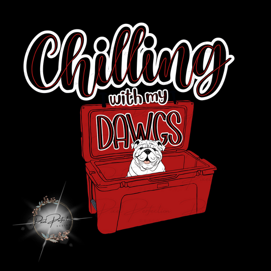 Dawgs cooler chilling with my Dawgs png