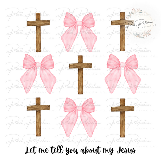 Let me tell you about my Jesus crosses and bows PNG