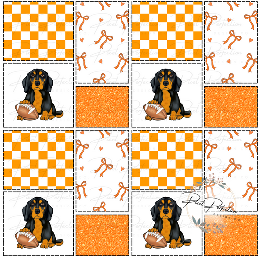 Tennessee Football Patchwork #2 seamless