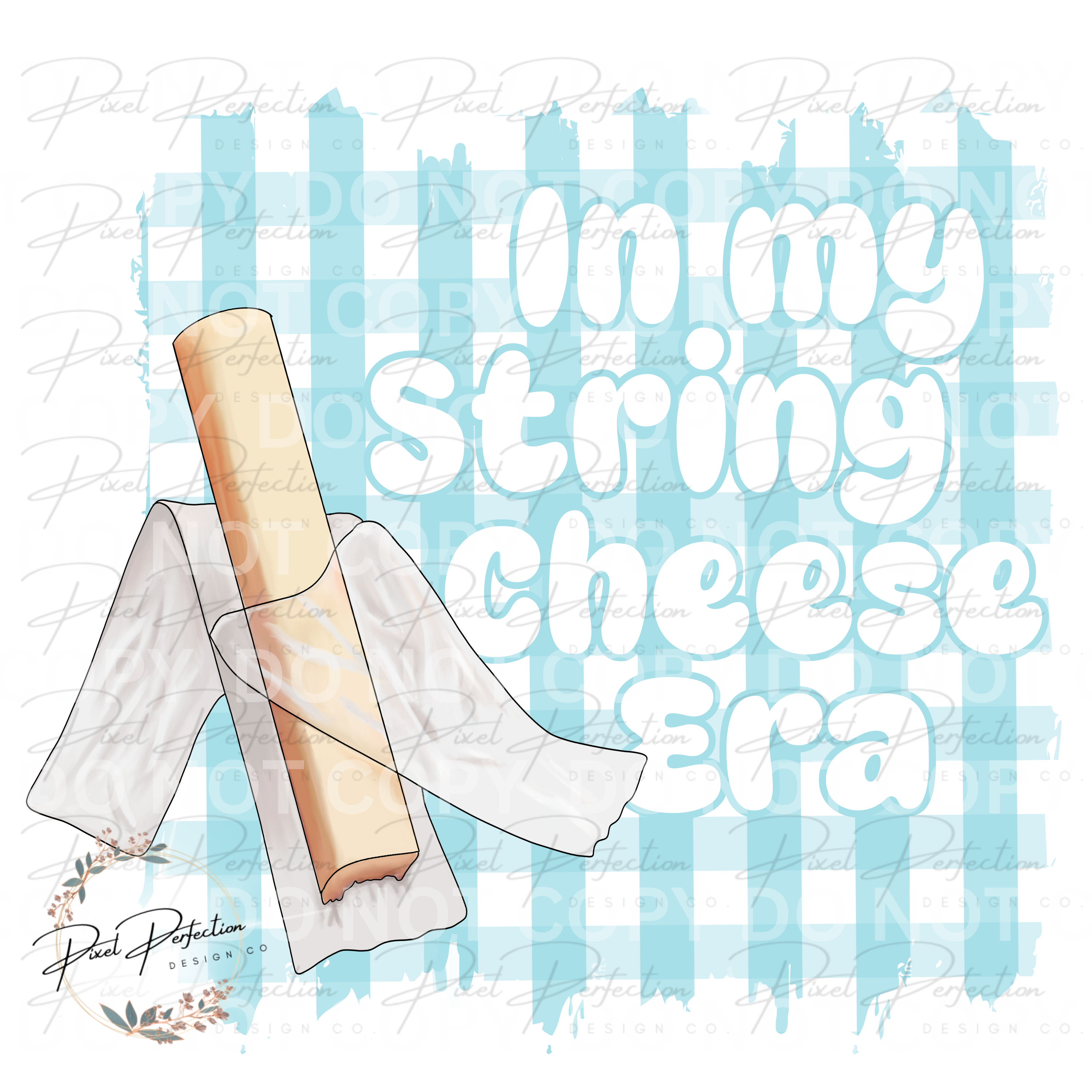 In my string cheese ear png blue plaid version – Pixel Perfection Design Co