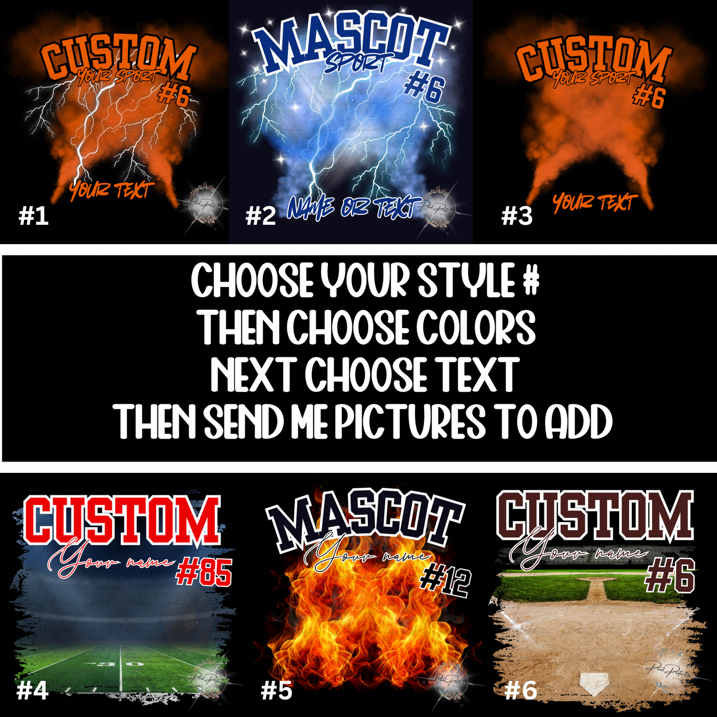 Custom sports design bundle CANVA template