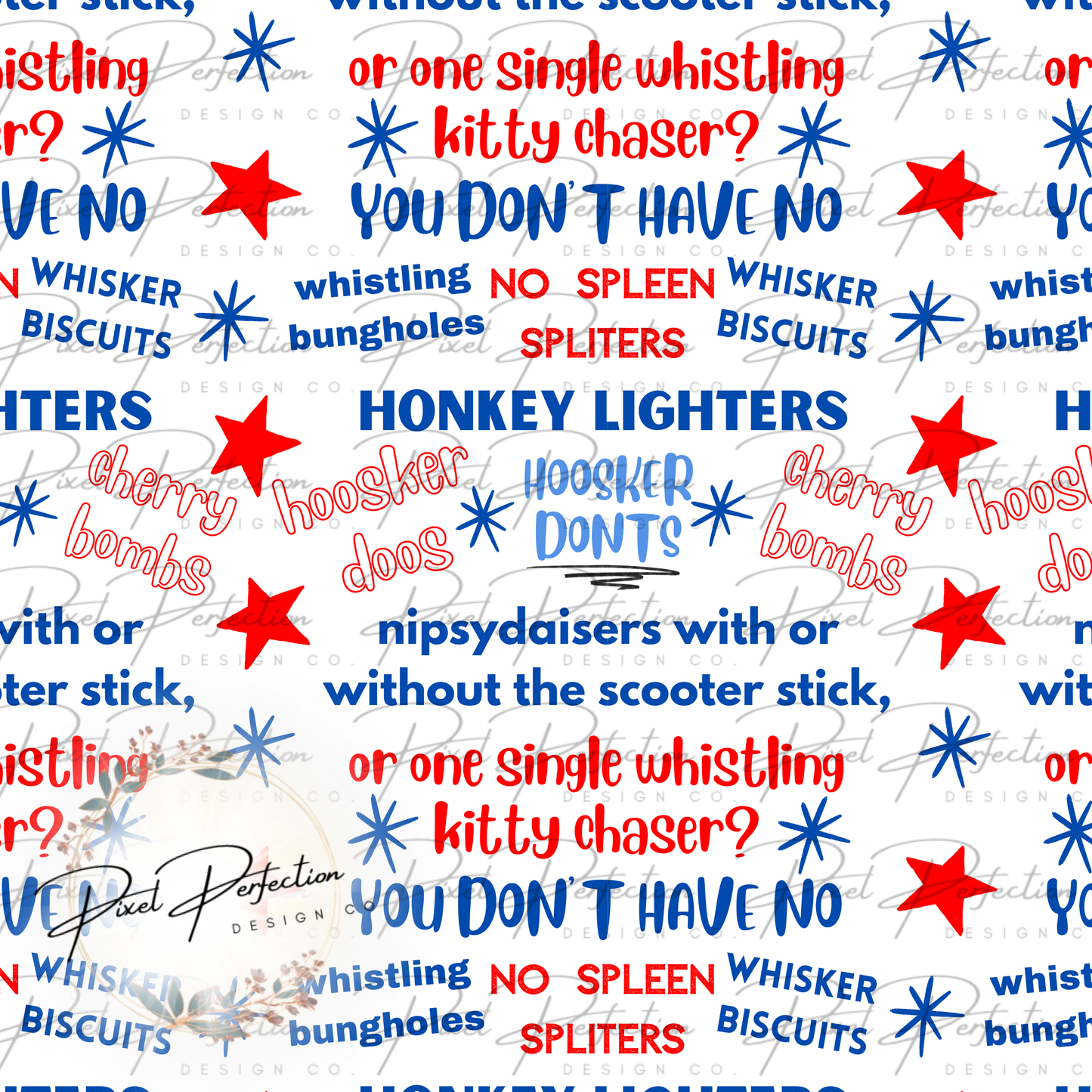 Fourth of July Joe dirt quote seamless