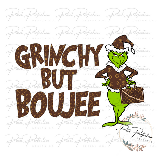 Grinchy but boujee png