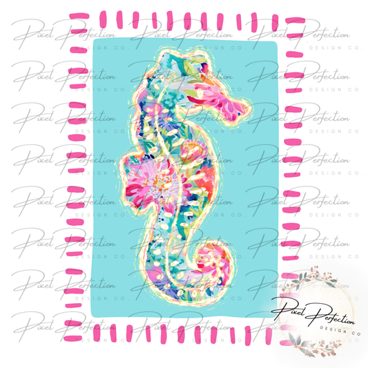 Preppy seahorse png