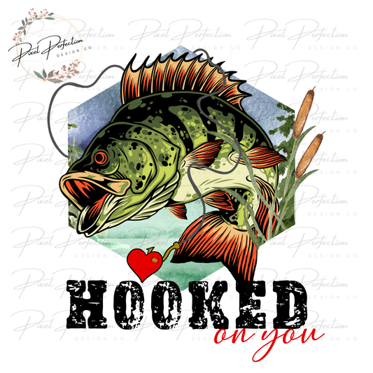 Hooked on you fishing png