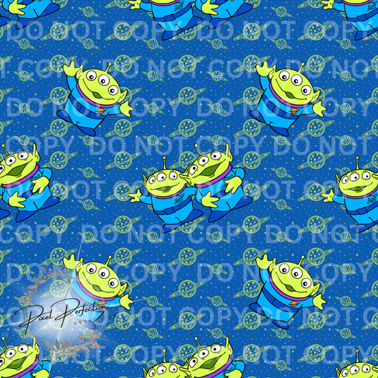 Toy alien seamless