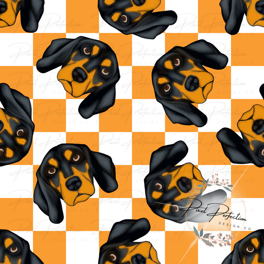 Tennessee Football hand drawn seamless