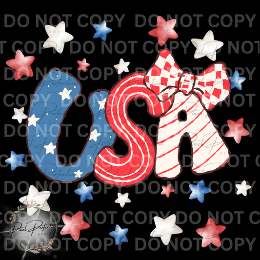 Fourth of July girlie USA PNG