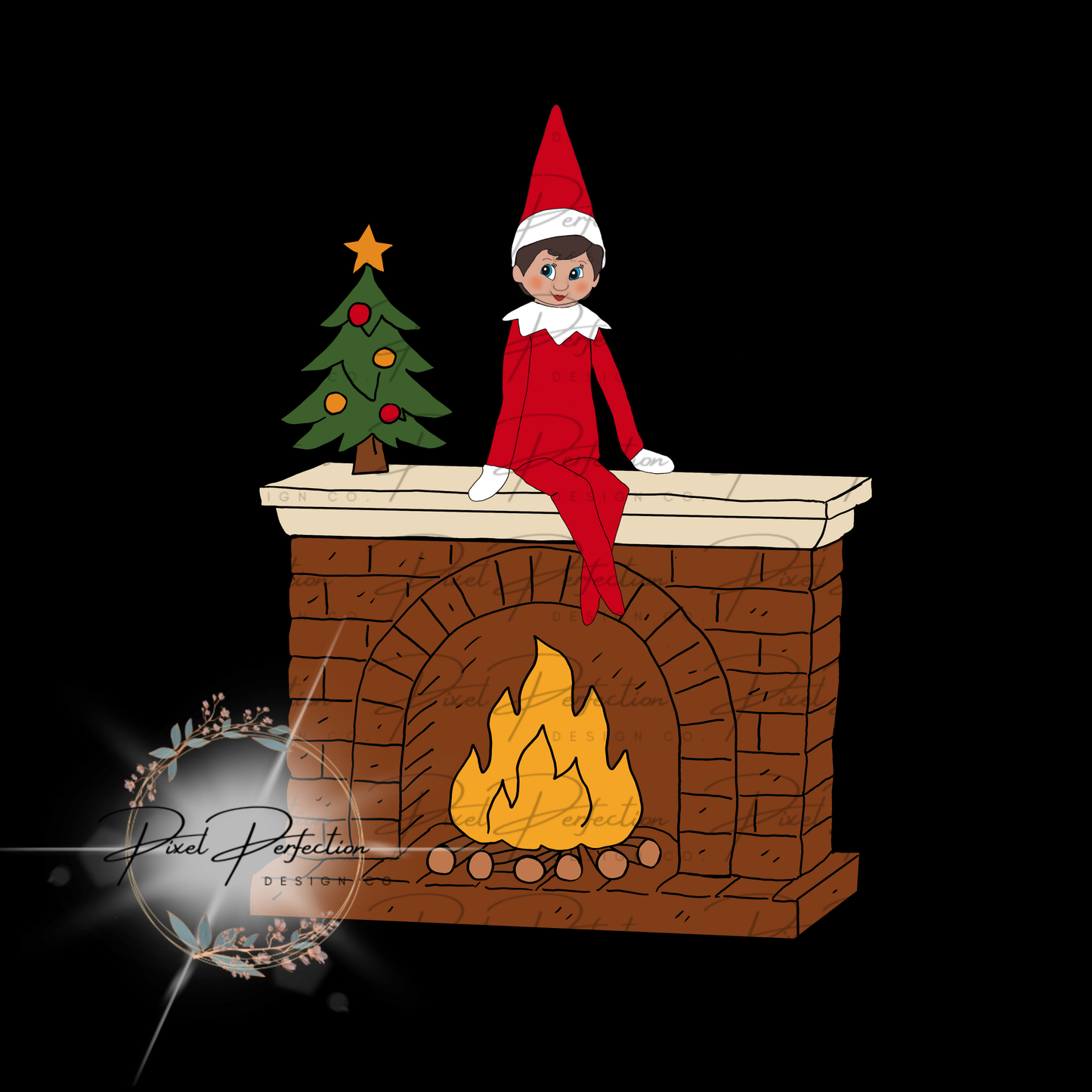 Elf on the shelf clipart bundle