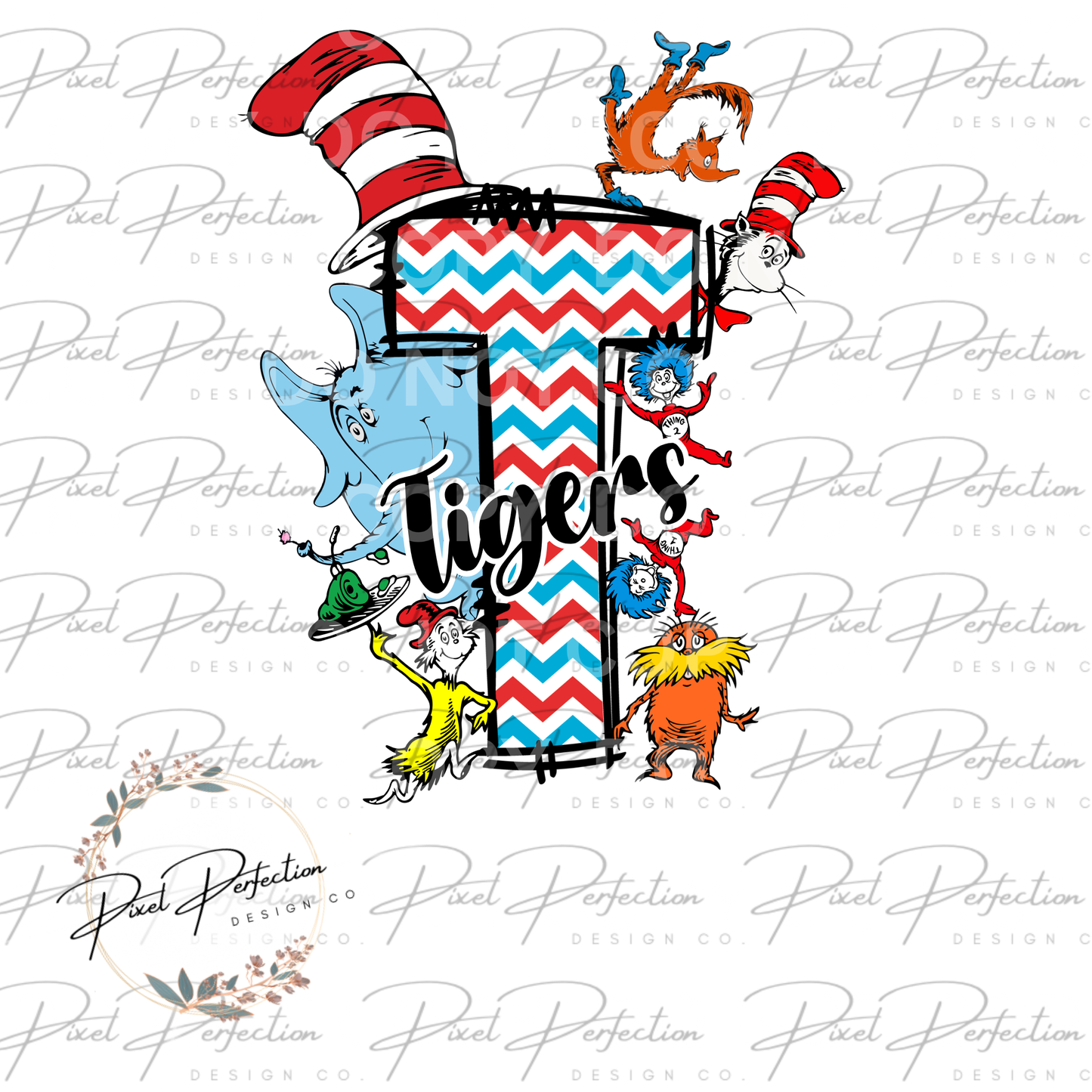 Dr Seuss Tigers png