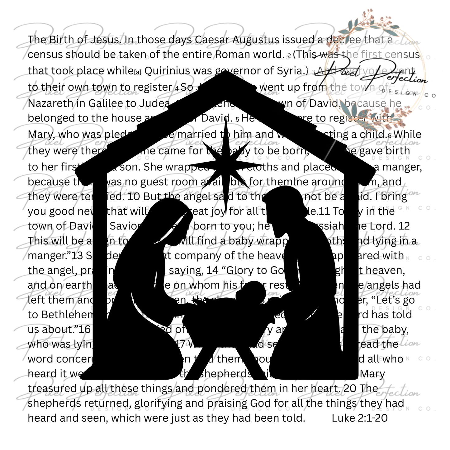 The story of the birth of Jesus nativity scene png