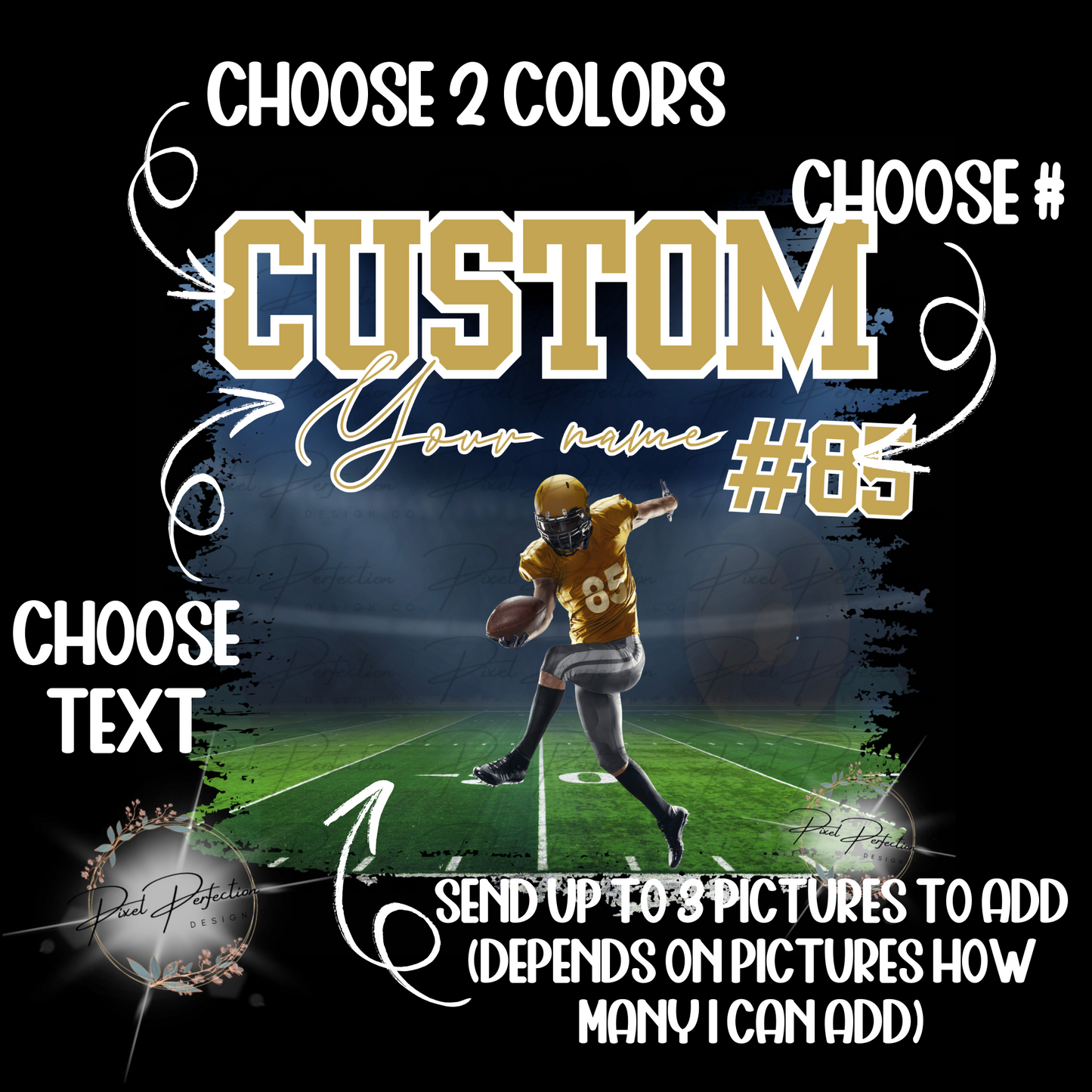 Custom sports design bundle CANVA template