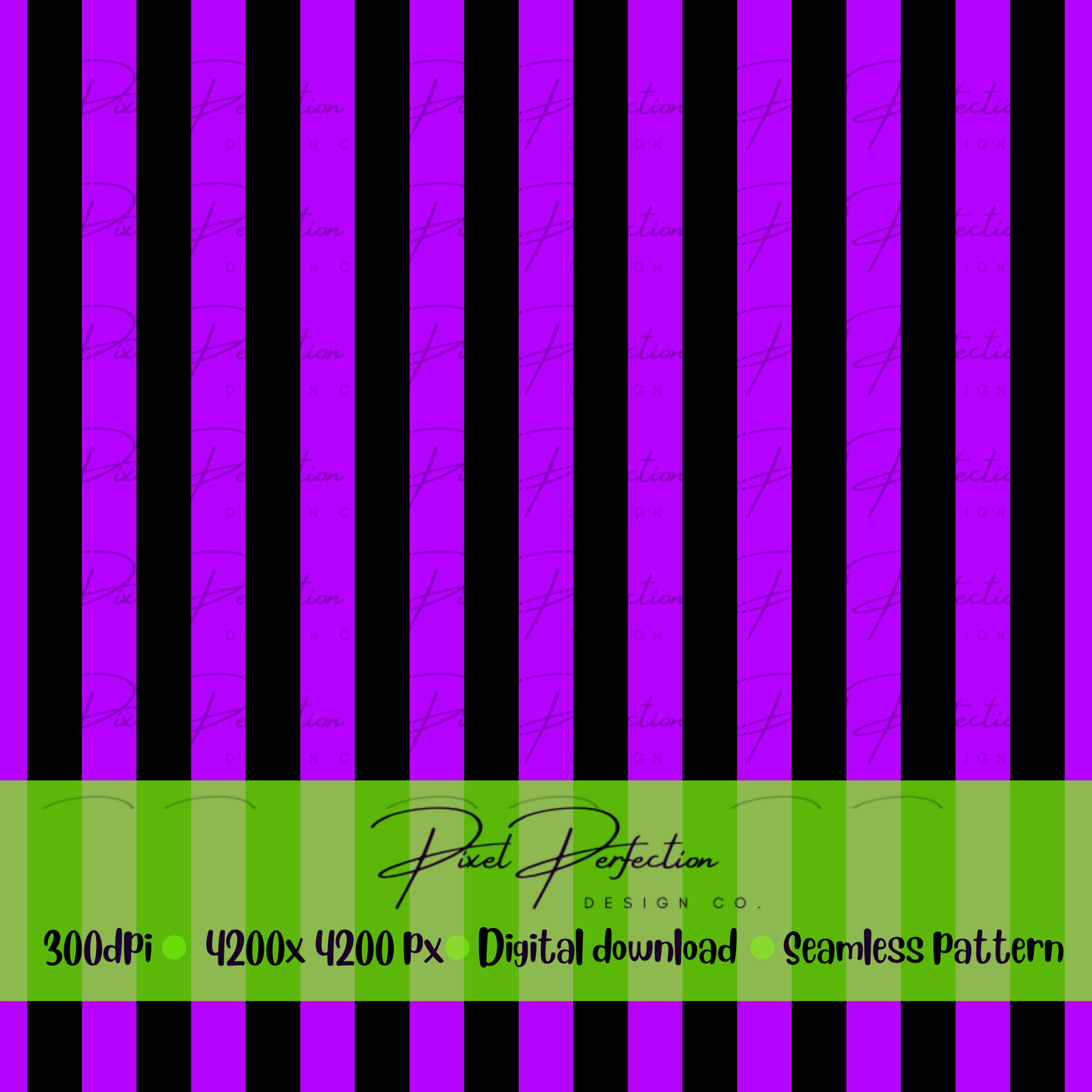 Halloween black and neon purple sripesseamlesst