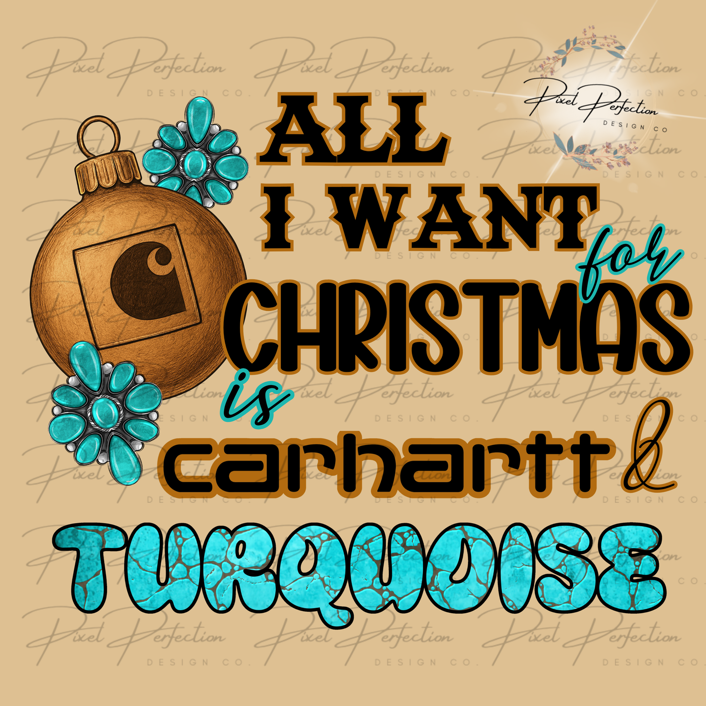 Western Christmas all I want for Christmas is turquoise blue collar png