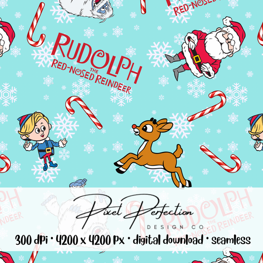 Classic Rudolph seamless