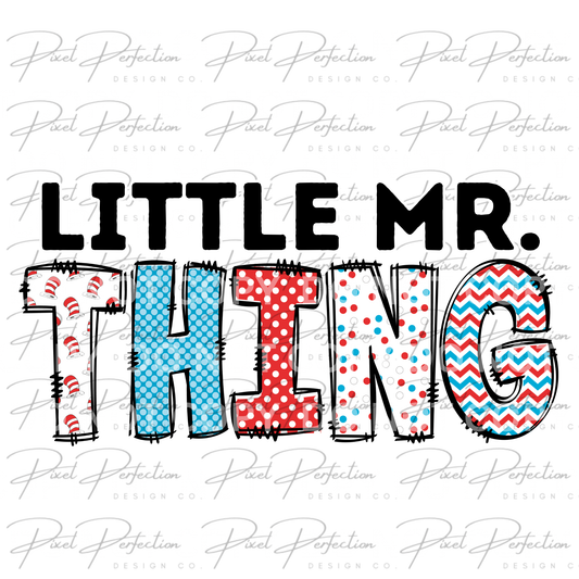 Dr Seuss read across America little Mr thing png