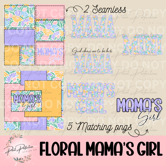 Spring floral mamas girl bundle