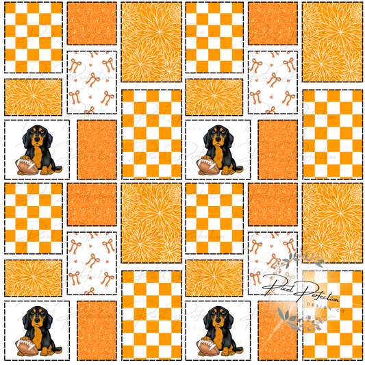 Tennessee Football patchwork seamless