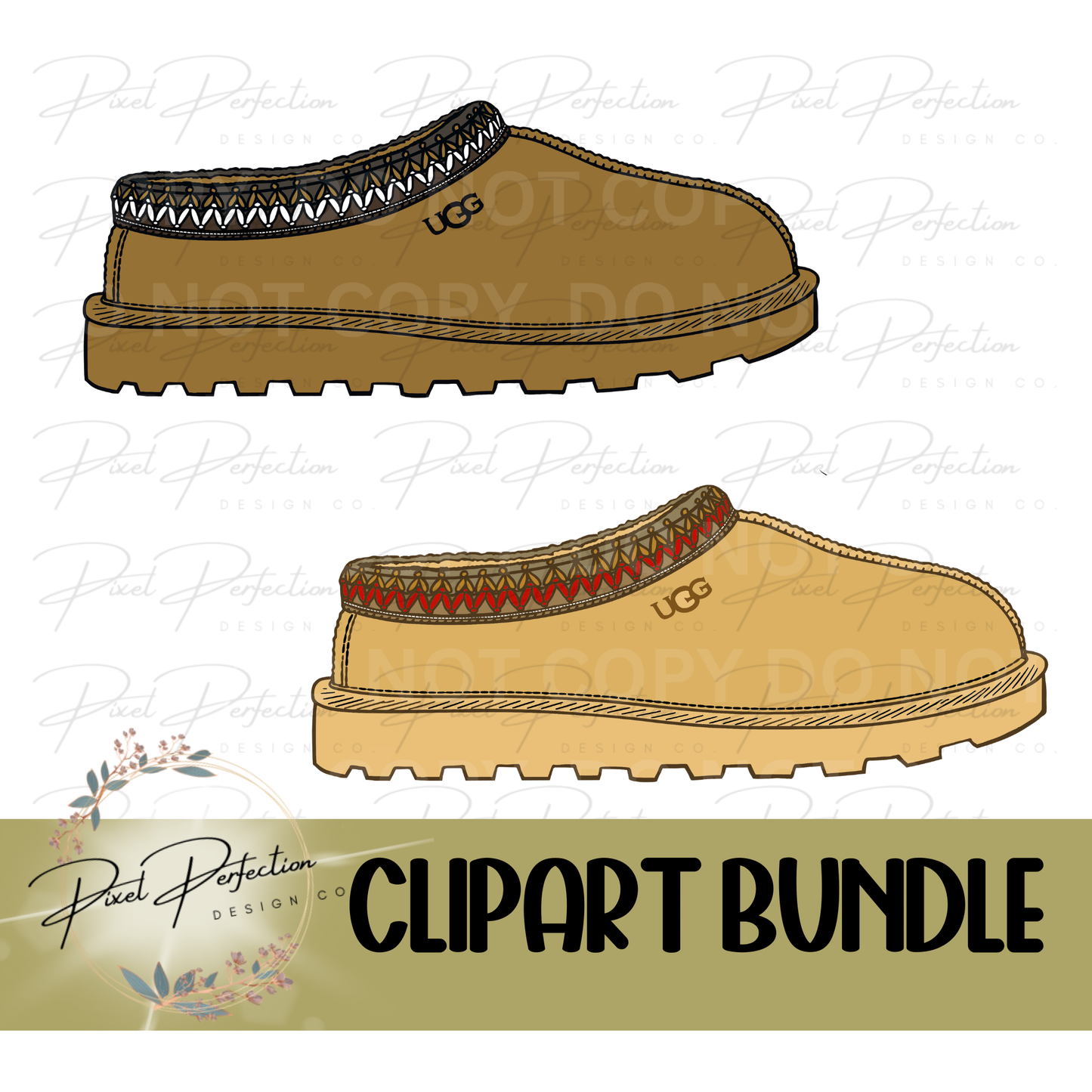 Shoes clipart bundle