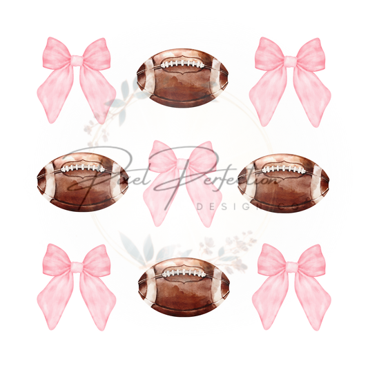 Football and Bows Bundle