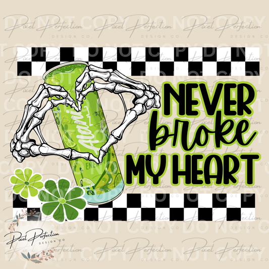 Lime slush Alani never broke my heart