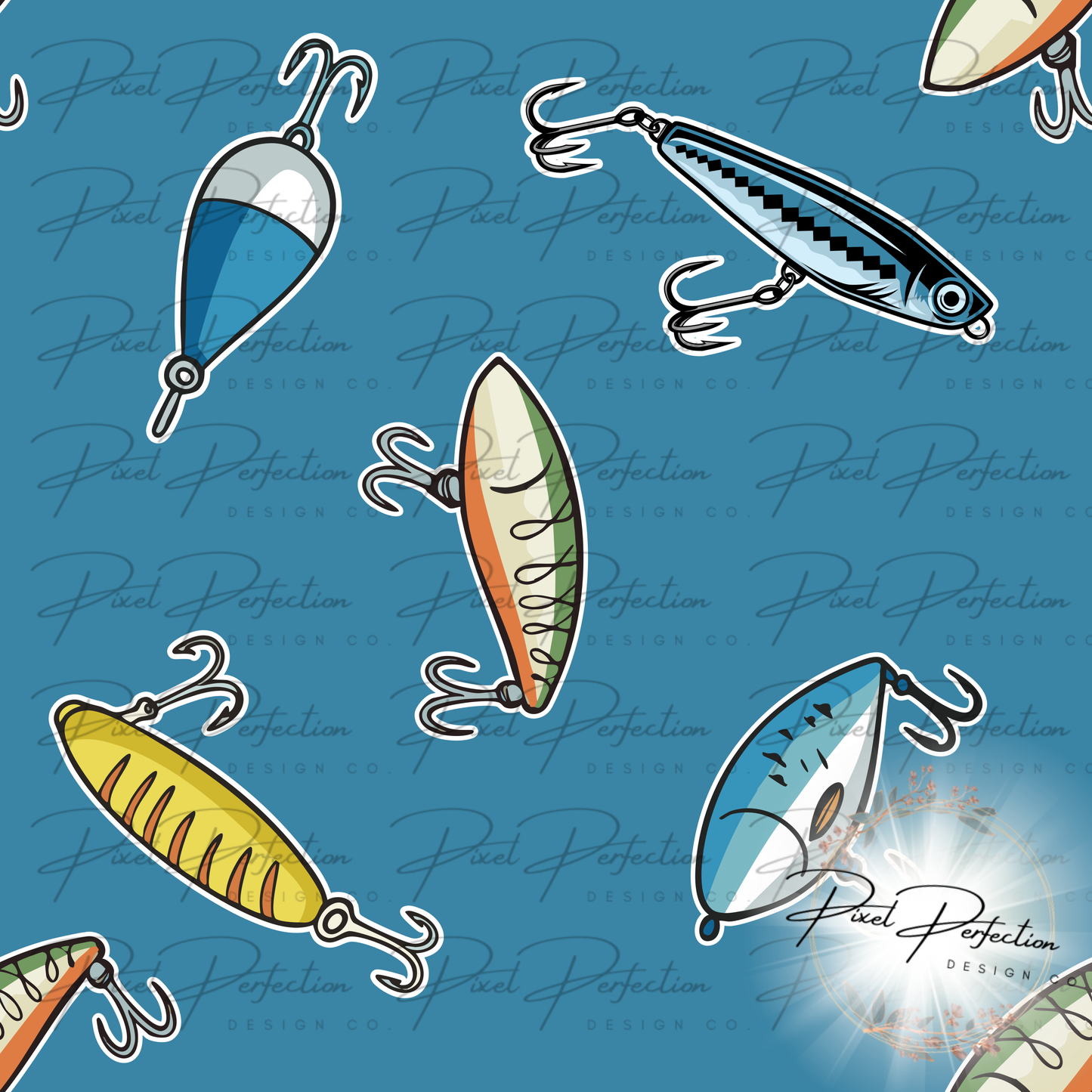 Fishing lures seamless
