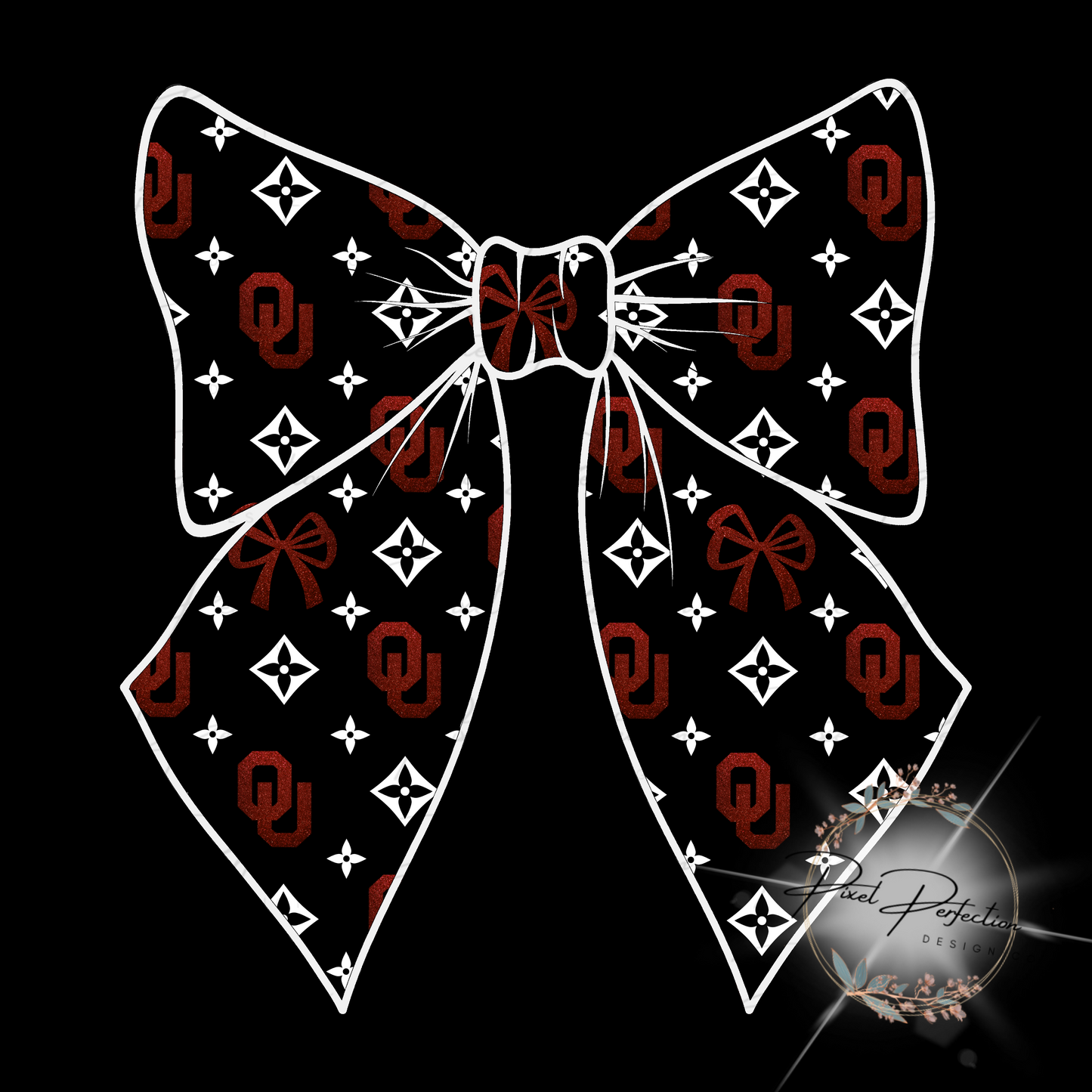 OU boujee bow PNG from VIP