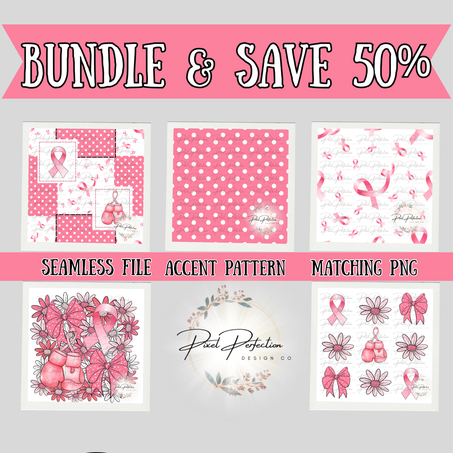 Fight like a girl breast cancer awareness bundle