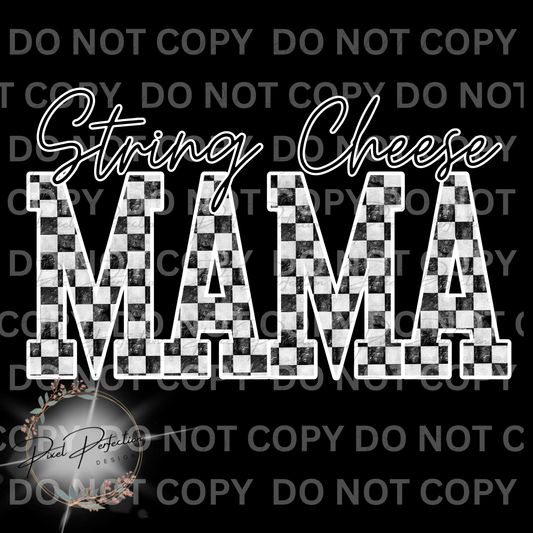 String cheese mama png checkered version