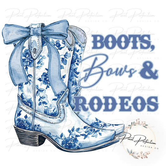 Boots Bows & Rodeos PNG
