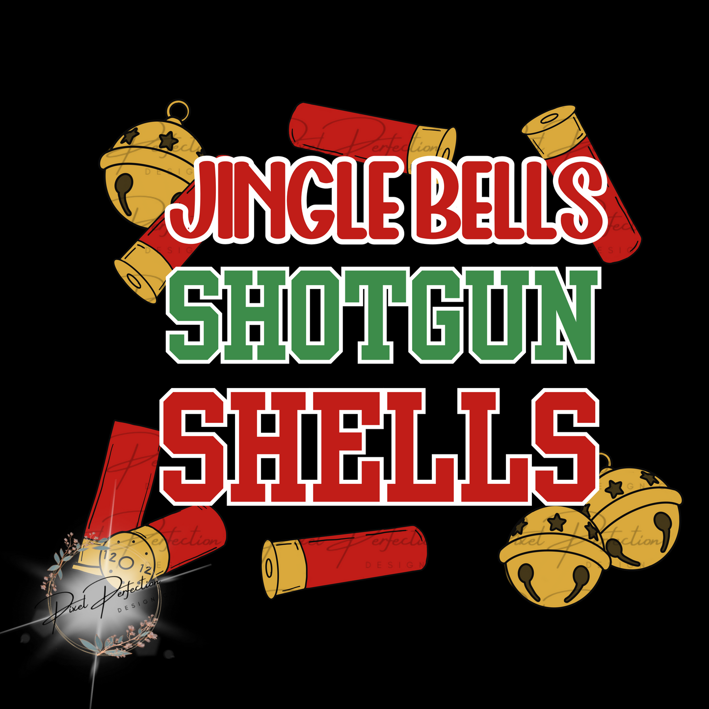 Jingle bells shotgun shells png