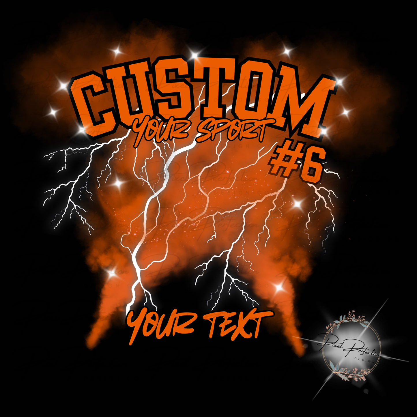 Custom sports design bundle CANVA template