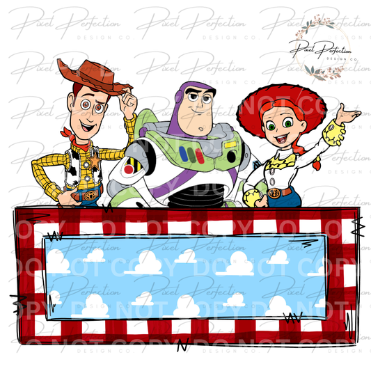 Toy name plate png