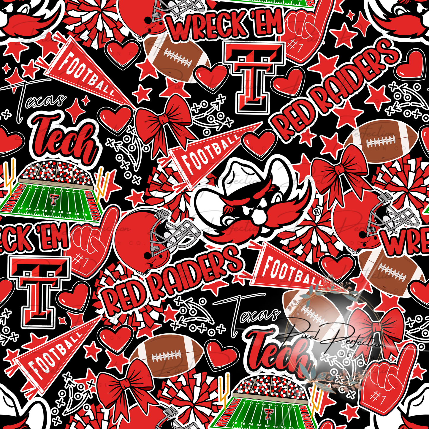 Tech football seamless