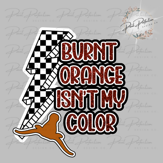 OU Burnt orange isn’t my color horns down rivalry PNG