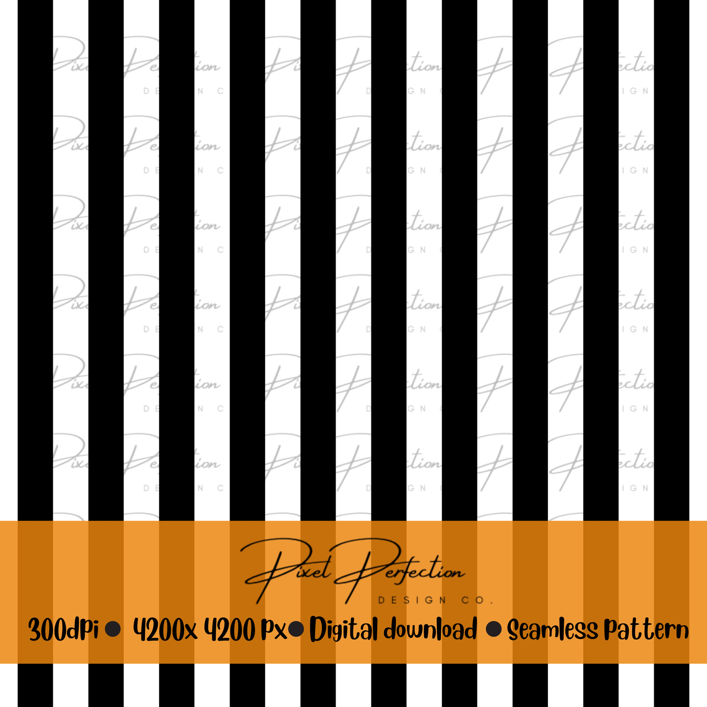 Halloween black and white stripe seamless