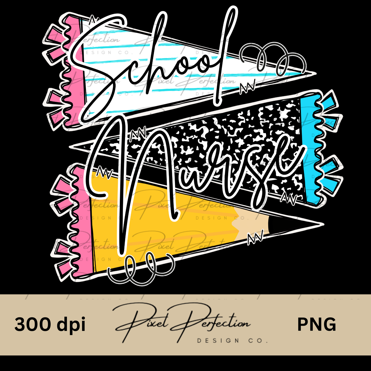 Back to school pendant school nurse png