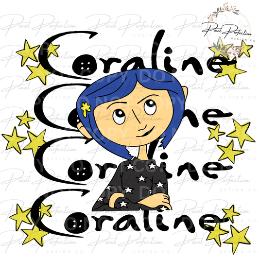 Button eyes with stars png